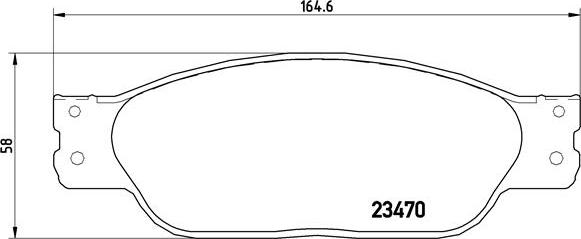 Brembo P 36 016 - Гальмівні колодки, дискові гальма avtolavka.club