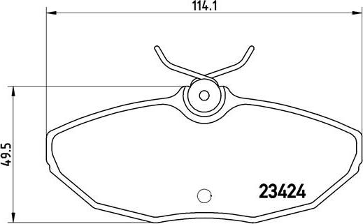 Brembo P 36 013 - Гальмівні колодки, дискові гальма avtolavka.club