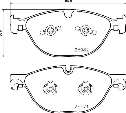 Brembo P 36 029 - Гальмівні колодки, дискові гальма avtolavka.club