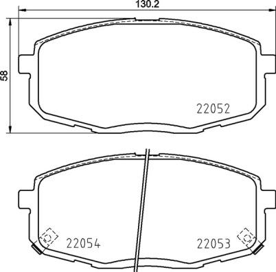 Brembo P 30 099 - Гальмівні колодки, дискові гальма avtolavka.club