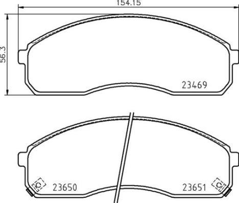 Brembo P 30 091 - Гальмівні колодки, дискові гальма avtolavka.club