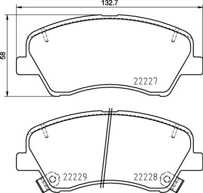 Brembo P 30 098 - Гальмівні колодки, дискові гальма avtolavka.club