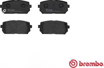 Brembo P 30 040 - Гальмівні колодки, дискові гальма avtolavka.club