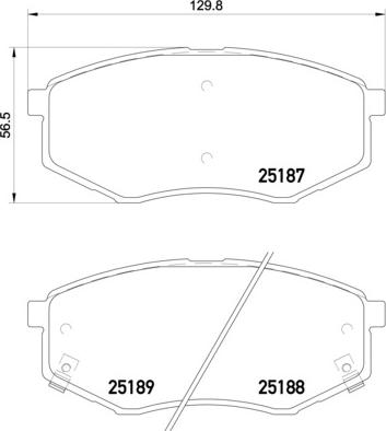 Brembo P 30 055 - Гальмівні колодки, дискові гальма avtolavka.club