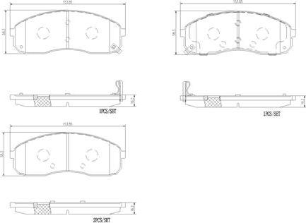 Brembo P30058N - Гальмівні колодки, дискові гальма avtolavka.club