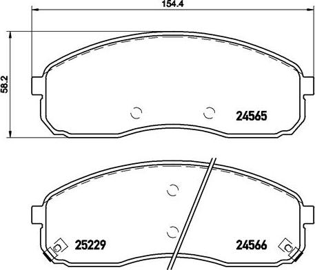 Brembo P 30 058 - Гальмівні колодки, дискові гальма avtolavka.club