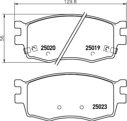 Brembo P 30 069 - Гальмівні колодки, дискові гальма avtolavka.club