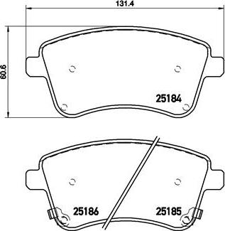 Brembo P 30 064 - Гальмівні колодки, дискові гальма avtolavka.club