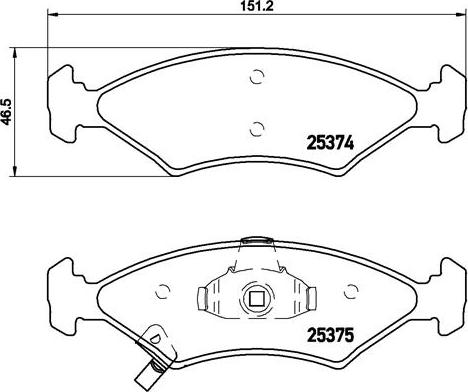 Brembo P 30 062 - Гальмівні колодки, дискові гальма avtolavka.club