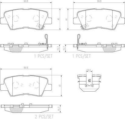 Brembo P30067N - Гальмівні колодки, дискові гальма avtolavka.club