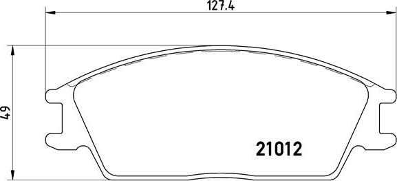 Brembo P 30 001 - Гальмівні колодки, дискові гальма avtolavka.club