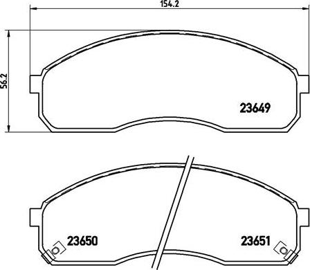 Brembo P 30 012 - Гальмівні колодки, дискові гальма avtolavka.club