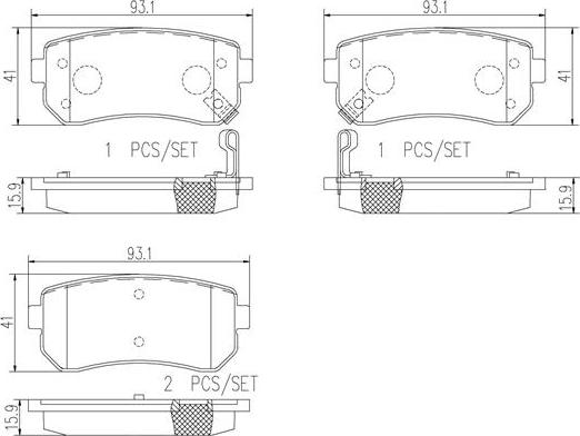 Brembo P30025N - Гальмівні колодки, дискові гальма avtolavka.club