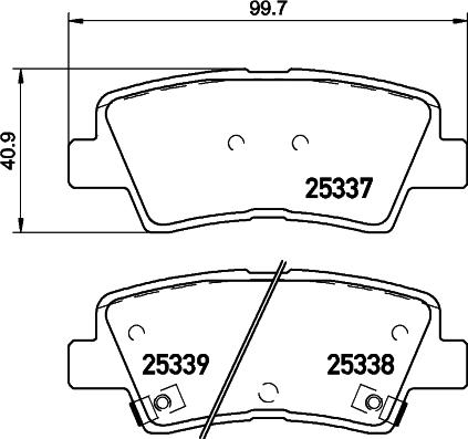 Brembo P 30 101 - Гальмівні колодки, дискові гальма avtolavka.club