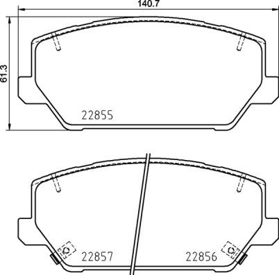 Brembo P 30 102 - Гальмівні колодки, дискові гальма avtolavka.club