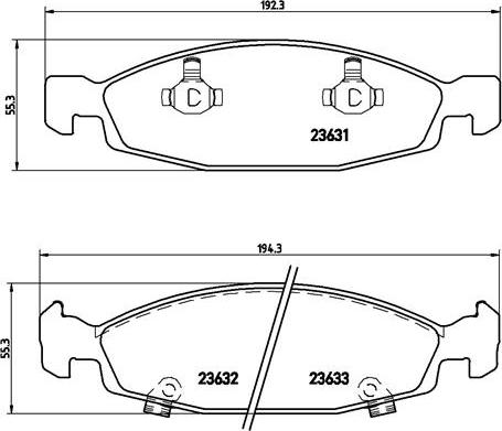 Brembo P 37 005 - Гальмівні колодки, дискові гальма avtolavka.club