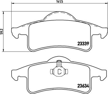 Brembo P 37 006 - Гальмівні колодки, дискові гальма avtolavka.club