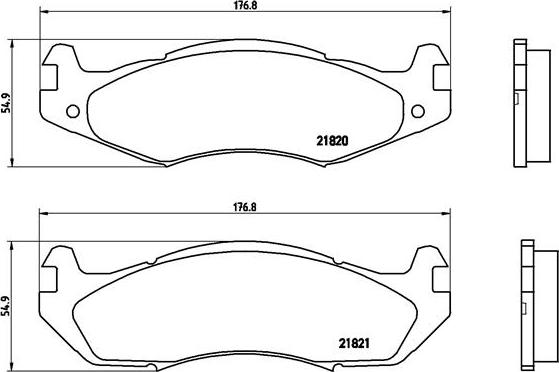 Brembo P 37 001 - Гальмівні колодки, дискові гальма avtolavka.club