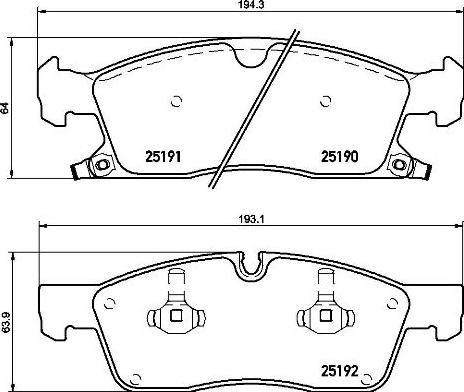 Brembo P 37 015 - Гальмівні колодки, дискові гальма avtolavka.club