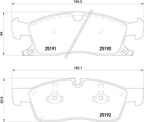 Brembo P 37 017 - Гальмівні колодки, дискові гальма avtolavka.club