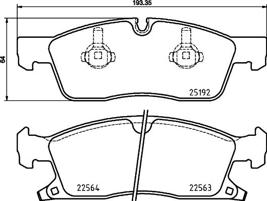 Brembo P 37 022 - Гальмівні колодки, дискові гальма avtolavka.club