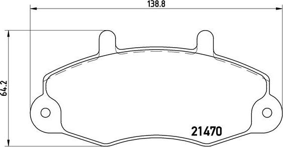 Brembo P 24 049 - Гальмівні колодки, дискові гальма avtolavka.club