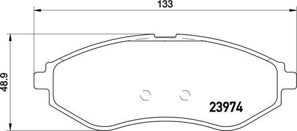 Brembo P 24 048 - Гальмівні колодки, дискові гальма avtolavka.club