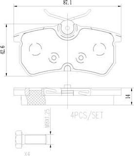 Brembo P24047N - Гальмівні колодки, дискові гальма avtolavka.club