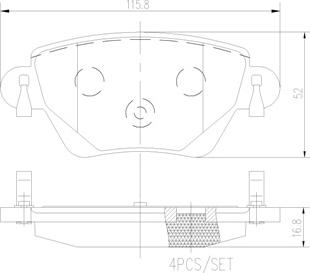 Brembo P24059N - Гальмівні колодки, дискові гальма avtolavka.club