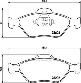 Brembo P 24 055X - Гальмівні колодки, дискові гальма avtolavka.club