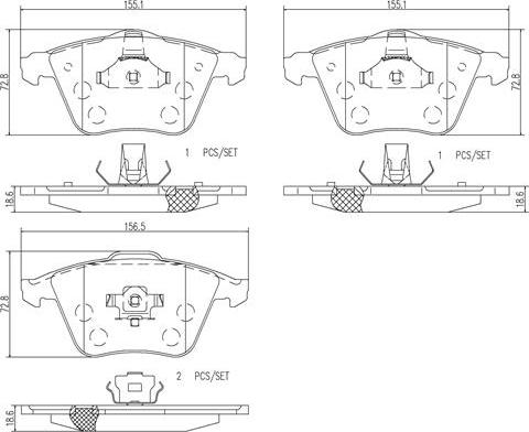 Brembo P24057N - Гальмівні колодки, дискові гальма avtolavka.club