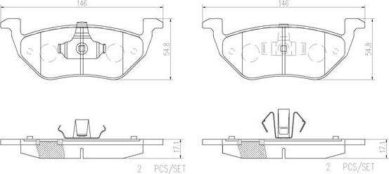 Brembo P24085N - Гальмівні колодки, дискові гальма avtolavka.club