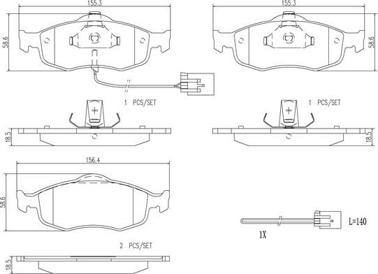 Brembo P24034N - Гальмівні колодки, дискові гальма avtolavka.club