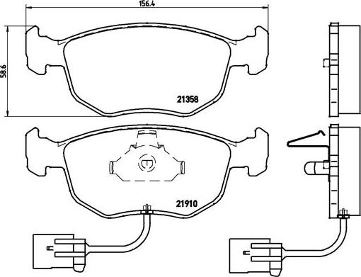 Brembo P 24 035 - Гальмівні колодки, дискові гальма avtolavka.club