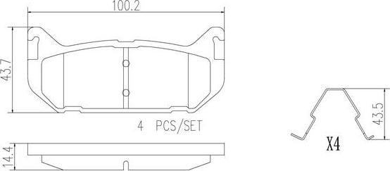 Brembo P24036N - Гальмівні колодки, дискові гальма avtolavka.club