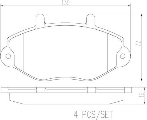 Brembo P24033N - Гальмівні колодки, дискові гальма avtolavka.club