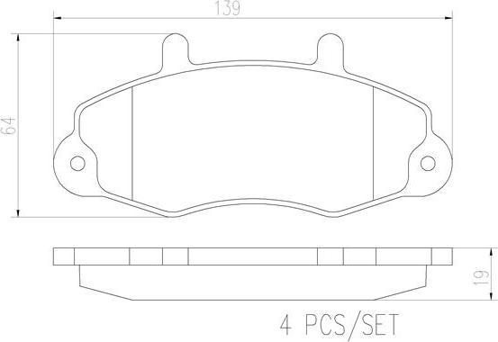 Brembo P24032N - Гальмівні колодки, дискові гальма avtolavka.club