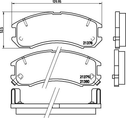 Brembo P 24 024 - Гальмівні колодки, дискові гальма avtolavka.club