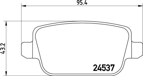 Brembo P 24 075 - Гальмівні колодки, дискові гальма avtolavka.club