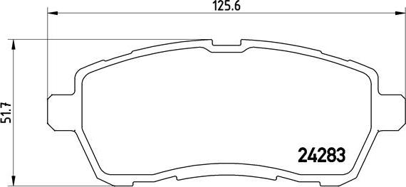 Brembo P 24 072X - Гальмівні колодки, дискові гальма avtolavka.club