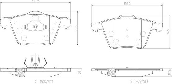 Brembo P24077N - Гальмівні колодки, дискові гальма avtolavka.club