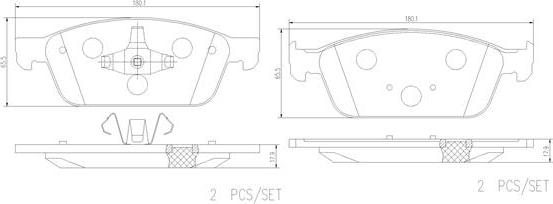 Brembo P24199N - Гальмівні колодки, дискові гальма avtolavka.club