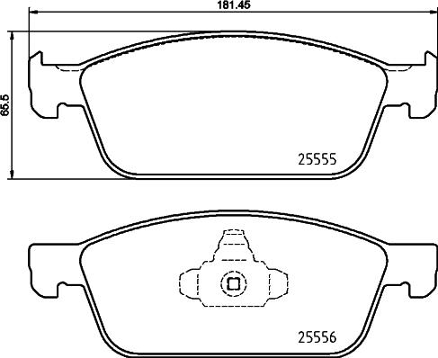 Brembo P 24 199 - Гальмівні колодки, дискові гальма avtolavka.club