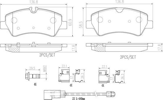 Brembo P24187N - Гальмівні колодки, дискові гальма avtolavka.club