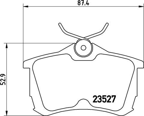 Brembo P 28 030 - Гальмівні колодки, дискові гальма avtolavka.club