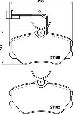 Brembo P 23 045 - Гальмівні колодки, дискові гальма avtolavka.club