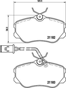 Brembo P 23 047 - Гальмівні колодки, дискові гальма avtolavka.club