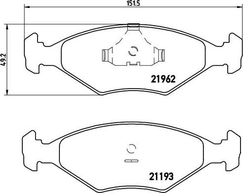 Brembo P 23 055 - Гальмівні колодки, дискові гальма avtolavka.club