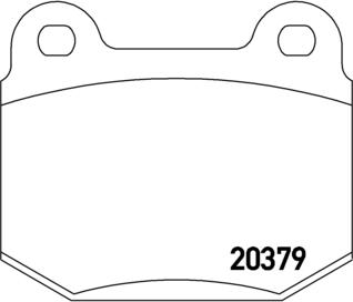 Brembo P 23 038 - Гальмівні колодки, дискові гальма avtolavka.club