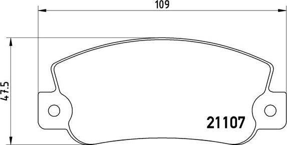 Brembo P 23 032 - Гальмівні колодки, дискові гальма avtolavka.club